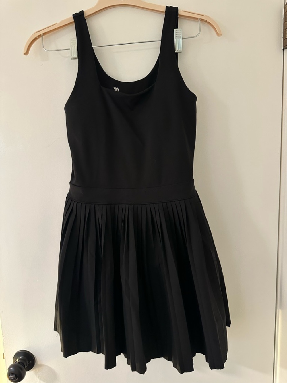 all in motion Black Pleated Tank Mini Dress - Picture 2 of 5